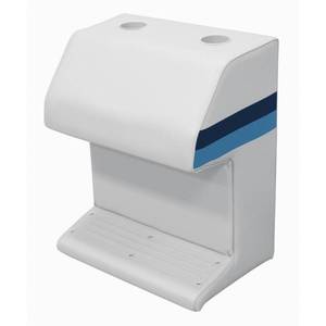 lot 69 image: Wise 8WD115-1008 Deluxe Series Pontoon Steering Console, WhiteNavyBlue