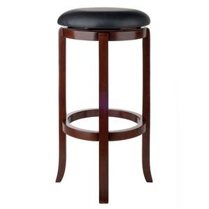 lot 115 image: 30 Walcott Swivel Bar Stools - Walnut - Winsome