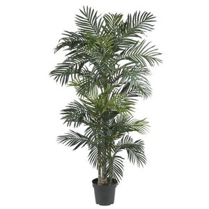 lot 118 image: Nearly Natural 5289 6.5ft. Golden Cane Palm Silk Tree,Green