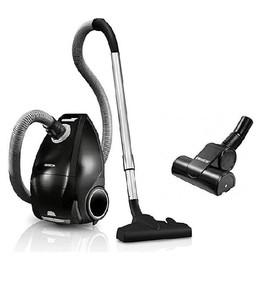lot 132 image: Oreck Venture Pet Power Hardwood & Floor Bagged Canister Vacuum Cleaner - Lightweight Carpet Dust & Dog Hair Remover w HEPA Filter For Floors & Cars