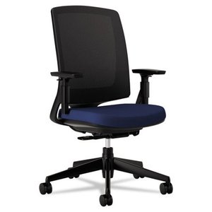 lot 146 image: HON Lota Mesh Back Office Chair, in Navy (H2281)
