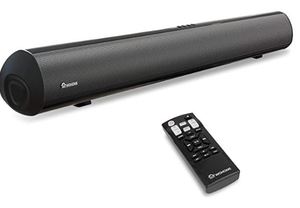 lot 114 image: Soundbar Wohome TV Sound Bar 38-Inch 80W with Built-in Subwoofer, Bluetooth, Remote Control,6 Speakers, Deep Bass, Optical AUX Coaxial Wired Input, Mount Kit, Model S9910 Surround Sound Bars