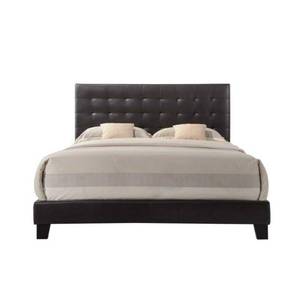 lot 209 image: ACME Masate Upholstered Queen Bed, Espresso