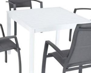 lot 191 image: Hanover  Naples Square Dining Table, Outdoor Furniture