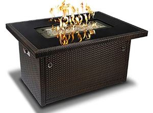 lot 193 image: Outland Living Series 401-espresso Brown Propane Fire Pit Table Espresso