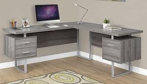 lot 215 image: Monarch Computer Desk 70 L Dark Taupe