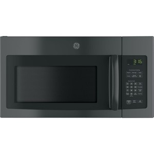 lot 5911 image: GE - 1.6 Cu. Ft. Over-the-Range Microwave - Black