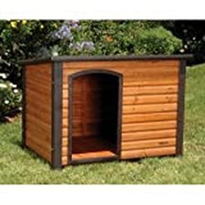 lot 5919 image: Precision Extreme Outback Log Cabin Dog House, Medium