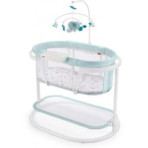 lot 5921 image: Fisher-Price Soothing Motions Bassinet, Pacific Pebble