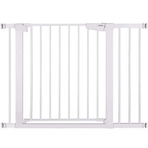 lot 5936 image: Cumbor Auto Close Safety Baby Gate, Durable Extra Wide Child Gate