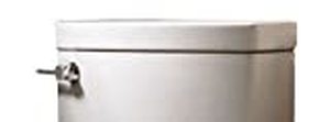 lot 5946 image: American Standard 735148-400.222 Boulevard 1-Piece Tank Cover, Linen