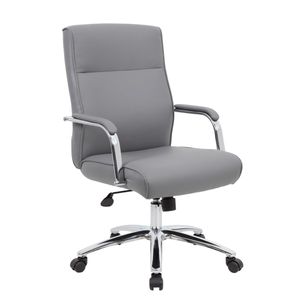 lot 5969 image: Modern Executive Conference Chair Gray - Boss