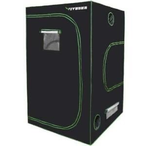 lot 5975 image: Vivosun Mylar Hydroponic Grow Tent With Observation Window 48 X 48 X 80in.