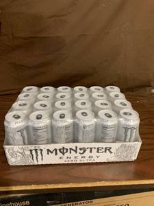 lot 6579 image: Monster Energy Zero Ultra, 16 Ounce (Pack of 24)