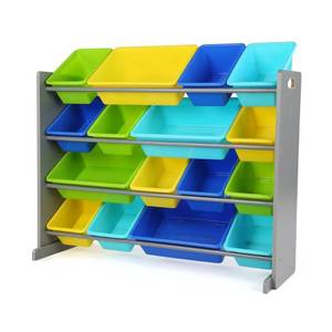 lot 1906 image: Kids Super-Size Toy Organizer Elements Collection Gray - Humble Crew