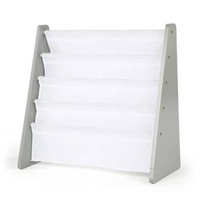 lot 1928 image: Inspire Collection Book Rack WhiteGray - Humble Crew