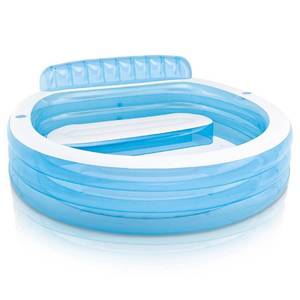 lot 1935 image: Intex Swim Center Family Inflatable Lounge Pool, 88 x 85 x 30