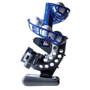 lot 1948 image: Franklin Sports MLB Electronic Baseball Pitching Machine - Height Adjustable - Ball Pitches Every 7 Seconds - Includes 6 Plastic Baseballs