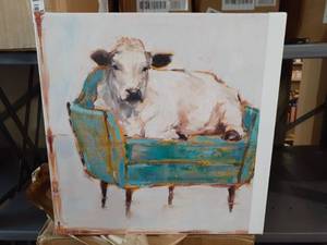 lot 1972 image: Wall Art moo-ving in Ethan Harper