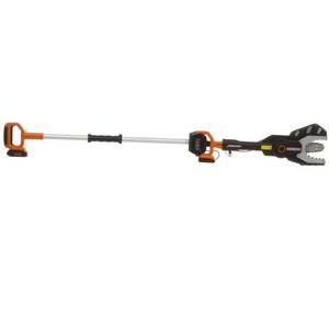 lot 4574 image: Chainsaw Worx WG321 20V Max Lithium Cordless Chainsaw with Extension Pole