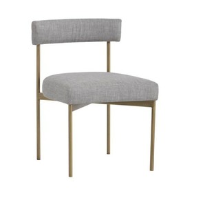 lot 4607 image: Seneca Dining Chairs - Antique Brass - Arena Cement