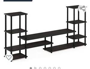 lot 7913 image: Furinno Large TV Stand Model No. 14146