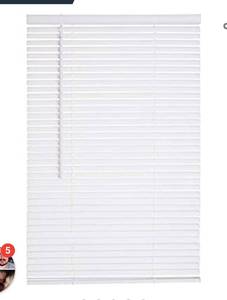 lot 7918 image: Lotus & Windoware Cordless 1 Vinyl Blind 60 x 48, White