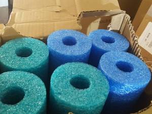lot 7958 image: BIGBOSS6-PM Pool Mate Premium Extra Large Noodles- Blue and Teal, 6 Pack