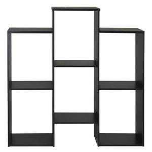lot 7969 image: Furinno 12221 Parsons Staggered Cube Bookcase with 6 Shelves