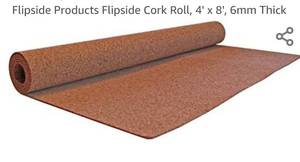 lot 7973 image: Flipside Products, Flipside Cork Roll- 4 x 8, 6mm Thick