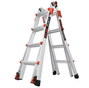 lot 8691 image: Little Giant Ladder Systems 15417-001 Velocity 300-Pound Duty Rating Multi-Use Ladder