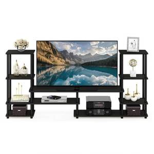 lot 8692 image: Furinno Grand Entertainment Center Turn-N-Tube, EspressoBlack