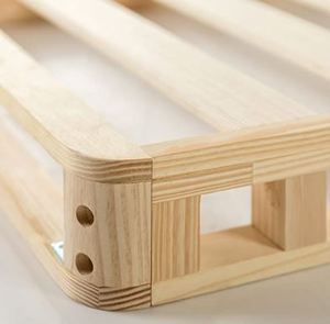 lot 7959 image: Edgar Full Size Low Profile 4 Wood Box Spring