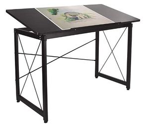 lot 4599 image: Elevens Tiltable 48 Drawing Table, Black