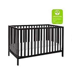 lot 7922 image: Babyletto Union Convertible Crib, Ebony Black