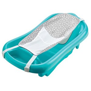 lot 1504 image: The First Years Sure Comfort Newborn to Toddler Tub - Aqua