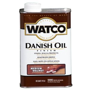 lot 1550 image: Watco 242223 1 Quart Medium Walnut Danish Oil Finish