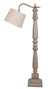 lot 1535 image: Lamps Per Se 60.5 Washed Wood Toned Floor Lamp - 60 inch Retail $162.49
