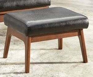 lot 1542 image: Simple Living Bianca Solid Wood Ottoman Retail $85.99