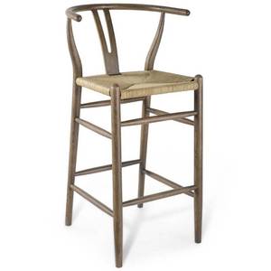 lot 94 image: Amish Wood Bar Stool