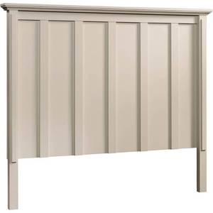 lot 1225 image: Sauder New Grange Headboard, Queen, Cobblestone Finish