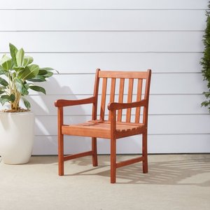 lot 1231 image: Vifah Wood Nobi Outdoor Armchair - Brown