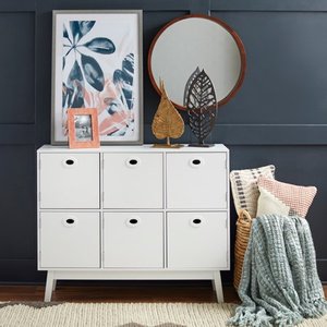 lot 4624 image: Simple Living Jamie Storage Cabinet Retail $139.99