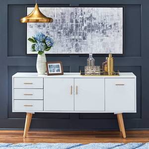 lot 4642 image: Maura Buffet Servers White - Buylateral