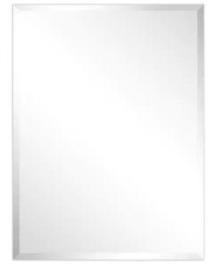 lot 1264 image: Porch & Den Shawmut Frameless Beveled Prism Wall Mirror Retail $106.49