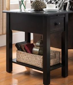 lot 1563 image: Copper Grove Ballin Black Side Table