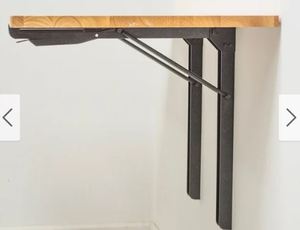 lot 4628 image: Sportsman Series Wall Mounted Folding Workbench Retail $168.99