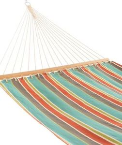 lot 4633 image: Elim Multicolor stripe Single-layer Hammock by Havenside Home