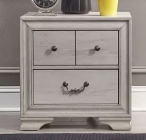 lot 4637 image: Amelia Court White Oak 2-drawer Night Stand Retail $194.99