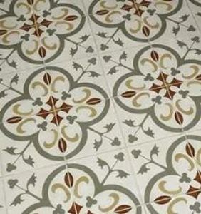 lot 1249 image: SomerTile 7.75x7.75-inch Renaissance Pattern Ceramic Floor and Wall Tile (25 tiles11 sqft.)